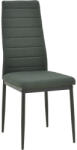 pakoworld Scaun confort Parker Antracit & metal, Negru, 39x48x95 cm (270-000049)