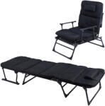 Linder Exclusiv Șezlong multifuncțional 2-în-1 pentru exterior - LINDER EXCLUSIVE - negru (GM5000S)