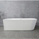 Rea Cada freestanding cu ventil cupru periat Rea WENUS stanga 170 cm alb (KPL-W8129)