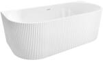 Rea Cada freestanding cu ventil cupru periat Rea Veneta 170 cm alb lucios (KPL-W8254)