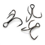 Gamakatsu Ancore triple Gamakatsu short shank black nickel, 6 buc plic (GK.101567.6)