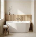 Rea Cada freestanding cu ventil negru Rea CAPRI SLIM 170 cm alb (KPL-W6331)