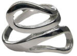 Flippy Inel pentru Dama Argint 925, Jolie, Model Sarpe Dublu 5.2 gr, Marimea 58, 2.5 x 2 cm, Argintiu (teo-131813)