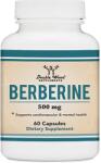 Double Wood Supplements Berberine, 500 mg, 60 капсули, Double Wood