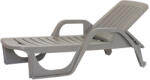 Leziter Sezlong de gradina Miami cappuccino Leziter, spatar rabatabil, 190 x 71 cm (LBM-TA)