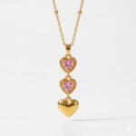 KÁRPÁTHY ékszer Sweetheart Sparkle aranyozott nyaklánc