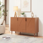 [en. casa] Comoda living Starvili cu 3 usi, 115x75x38 cm, culoare rust (89057950) Comoda