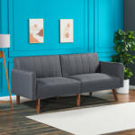 [en. casa] Canapea extensibila Malå, 2 locuri, gri, 175x70x72 cm, [en. casa] (87114487) Canapea