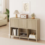 [en. casa] Comoda living Lukkodso 110 x 30 x 76, 5 cm, aspect stejar (88640791) Comoda