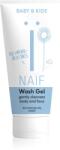 Naif Baby & Kids Wash Gel tisztító gél gyerek és csecsemőknek testre és arcra 100 ml
