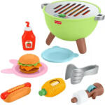 Mattel Fisher-Price interaktív grill játékszett kicsiknek (JLB82) - morzsajatekbolt