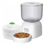 iHunt Hranitor Automat iHunt pentru Animale de Companie 3L si Fantana de Apa 2L Alb (ihunt-smart-pet-care-pack)