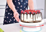  TORTAKERÉK | nagy forgó tálca és állvány torta díszítéséhez | Ø 27, 5 cm