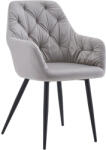  Design fotel, szürke Velvet szövet, VERIO NEW