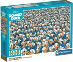 Clementoni Puzzle Clementoni din 1000 piese - Multe fețe ale lui Donald Duck (39799) Puzzle