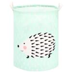 SPRINGOS Textil, zöld, sündisznó mintás, 55L-es játéktároló (HA0110)