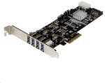StarTech 4x USB 3.0 bővítő kártya PCIe (PEXUSB3S42V) (PEXUSB3S42V) - aqua