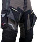  Motoros nadrág W-TEC Daimick, kivehető 1. szintű CE térdvédő, kivehető szigetelő bélés, AirVent System, fényvisszaverő elemek 3XL fekete-szürke
