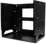 StarTech 8U beépíthető rackszekrény 480x450mm fekete (WALLSHELF8U) (WALLSHELF8U)