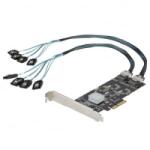 StarTech 8x SATA bővítő kártya PCIe (8P6G-PCIE-SATA-CARD) (8P6G-PCIE-SATA-CARD)