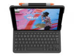 Logitech Slim Folio iPad 10, 2-10, 9' tok QWERTY Spanish billenytűzettel oxford szürke (920-011426) (920-011426)