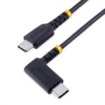 StarTech USB Type-C - USB Type-C (hajlított) adat- és töltőkábel 30cm fekete (R2CCR-30C-USB-CABLE) (R2CCR-30C-USB-CABLE)