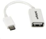 StarTech USB -> Micro USB kábel fehér (UUSBOTGW) (UUSBOTGW)