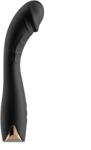 Guilty Toys Vibrator Velvet Curve pentru Punctul G, 10 Moduri Vibratii, 4 Viteze, Silicon, USB, Negru, 21.4 cm, Guilty Toys Vibrator