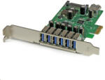 StarTech 7x USB 3.0 bővítő kártya PCIe (PEXUSB3S7) (PEXUSB3S7) - aqua