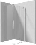 Deante Prizma zuhanykabin 120x90 cm négyszögletes fehér matt/átlátszó üveg KPNAP12S09 (KPNAP12S09)