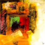 Media MÉDIA vászonkép, Modern absztrakt kép, 45 x 45 cm (TABIMG8055)