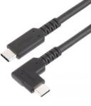 StarTech USB Type-C - USB Type-C (hajlított) adat- és töltőkábel 1m fekete (RUSB31CC1MBR) (RUSB31CC1MBR)