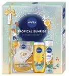 Nivea Set 2 x Caseta Cadou Femei Nivea Tropical Sunrise, Gel Dus 250 ml, Deodorant 150 ml, Masca Servetel