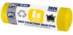 Oti Set 2 x Saci Menajeri Colectare Selectiva, Plastic - Metal, 70 x 112 cm, 120 l, Galbeni, 10 Bucati (LIZ-2xZLN-OTI021326)