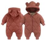 Flippy baba téli overál, pamut, füles, rugalmas mandzsetta, uniszex, 66 cm, bordó (131874)