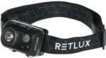 Retlux - LED újratölthető fejlámpa LED/3W/1200 mAh IP67 fekete 50006193 (FT1346)