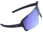 BBB Cycling Cycling kerékpáros sportszemüveg BSG-74 Chester Flux, fényes fekete keret / HighContrast Flux kék lencsékkel