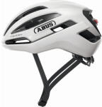 ABUS kerékpáros sport gravel sisak Taipan LED, In-Mold, shiny white, M (54-58 cm)