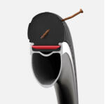 Tannus Külső Tannus Airless Shield 26'X1.3/8 fekete 620g ETRTO 35-590