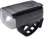 BBB Cycling Cycling kerékpáros első lámpa BLS-230 Stud50, 200 lumen, 4 mód, micro USB tölthető 2500 mAh akku, gumis felfogatással