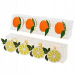 Kaemingk Karikagyűrűk Gyümölcsös szalvétagyűrű Citrom Narancs Tavasz 5cm 4db (8720725150089)