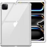  Tablettok iPad Pro 13 2024-2025 (7-8. Gen, 13 coll) - átlátszó, ütésálló szilikon hátlapi tablet tok
