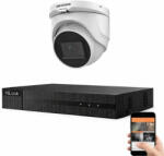 Hikvision HiLook 5 megapixeles 1 dome kamerás rendszer 30 méteres látótávolsággal