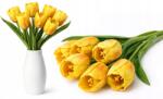 Ale Gadżet Tulipán Csokor 7 Sárga művirág Élő Húsvéti Dekoráció Tavasz (żółty bukiet)