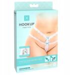 HookUp Crotchless Secret Gem alsónadrág méret XL/XXL fehér, análdugóval (PD4840-19)