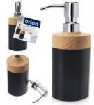 Orion Fürdőszobai folyékony szappan adagoló gél tartály fekete bambusz (8682013290092)