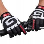  Tépőzáras sportkesztyű túrakesztyű sport kerékpáros bot ---- (RĘKAWICE SPORTOWE czarne)