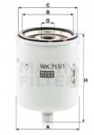 Mann-Filter Üzemanyagszűrő Mann-filter Wk 715/1 x