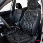 Amio Üléshuzat Autóba Deréktámasszal És Fejtámlával 126X44 CM Fekete