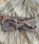  Pamut csavart rugalmas fejpánt - Szürke lufi